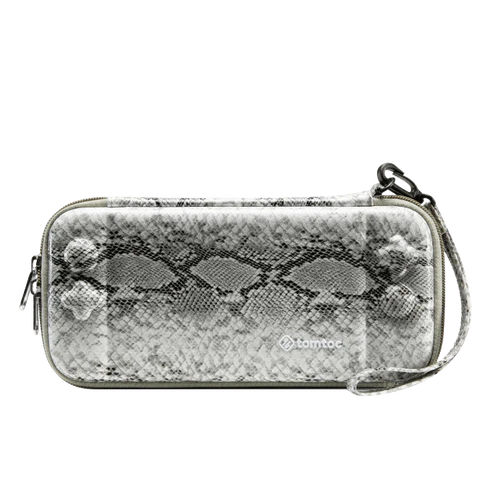 Tomtoc NSW Slim Protective Case for Nintendo Switch - Silver Python - Blink.sa.com