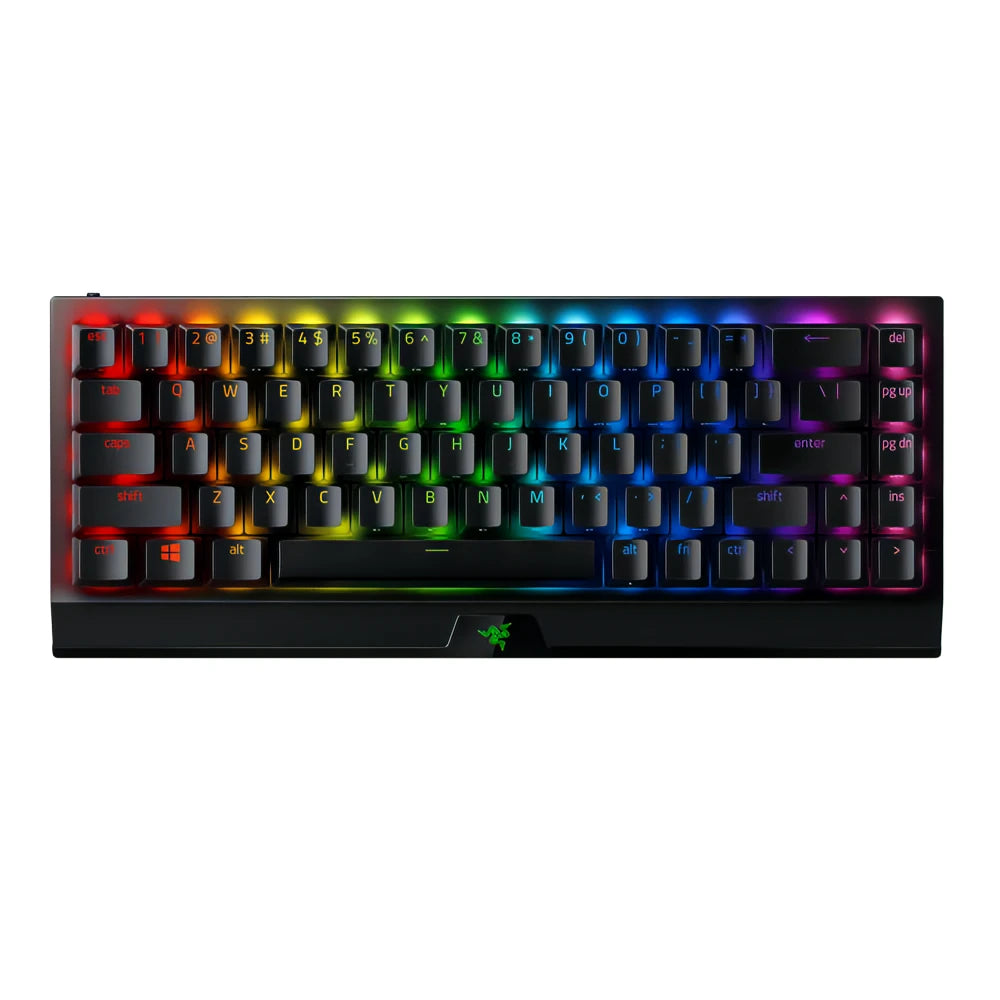Razer BlackWidow V3 Mini HyperSpeed Wireless Gaming Keyboard,Tactile & Clicky, Green Mechanical Switches - لوحة مفاتيح - Blink.sa.com