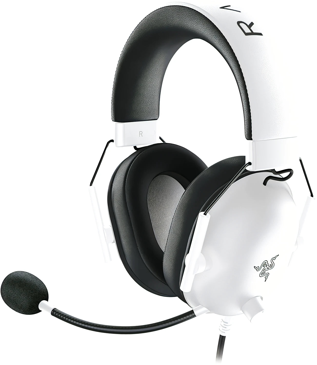 Razer BlackShark V2 X Gaming Headset 7.1 Surround Sound for PC, PS5, Switch, Xbox, Mobile - White - سماعات
