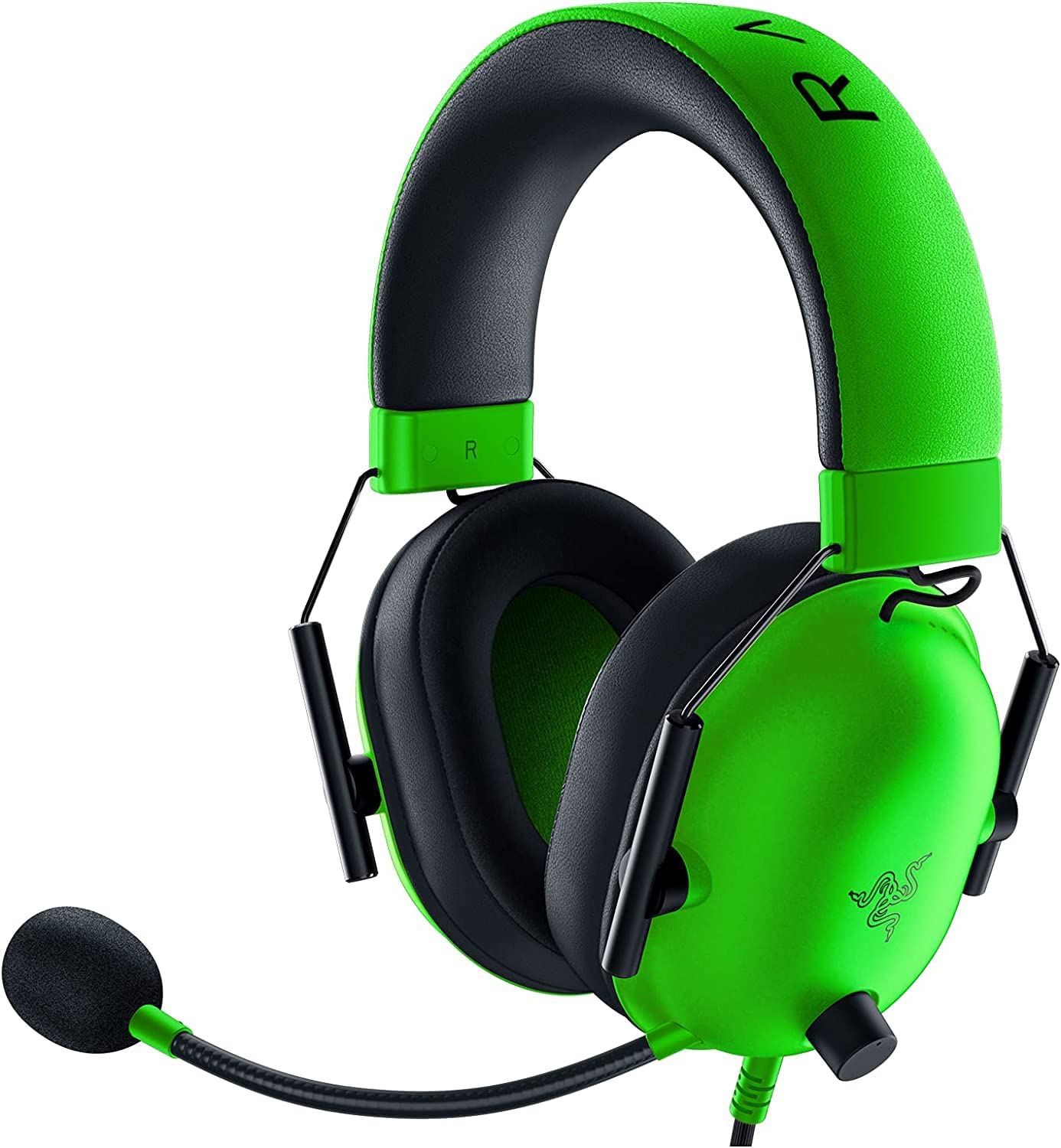 Razer BlackShark V2 X Multi-Platform Wired Esports Gaming Headset - Green - سماعات