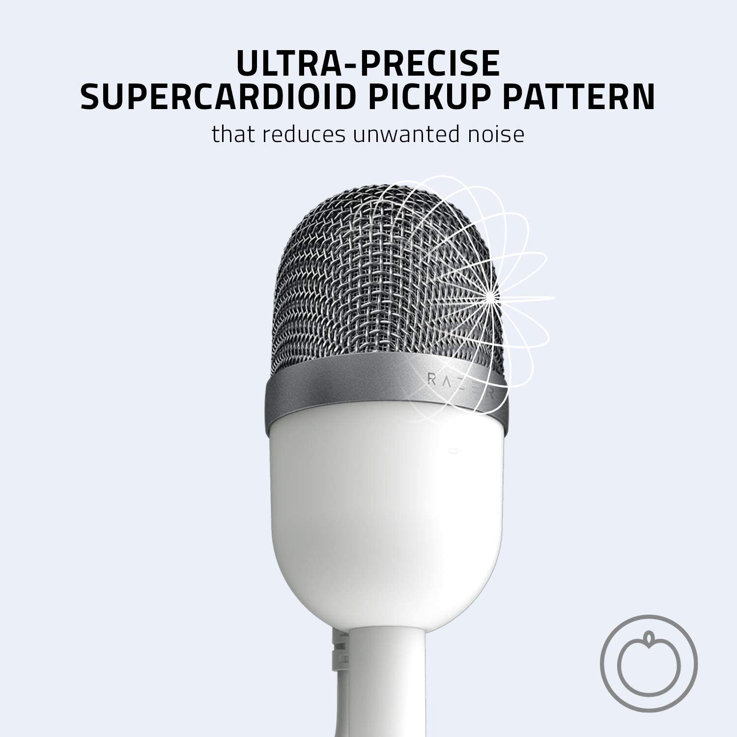 Razer Seiren Mini Ultra Compact Streaming Microphone - Mercury - Blink.sa