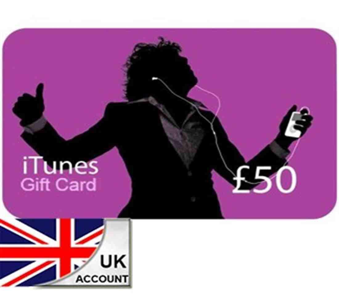 iTunes Gift Crad £50 UK - Delivery by Email 