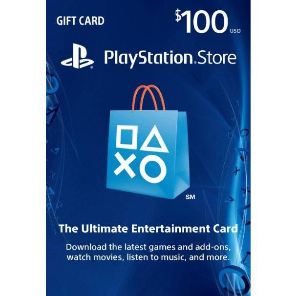 SONY Playstation Network Card 100$ (Online Game Card) - PSN US Account - بطاقة شبكة بلاي ستيشن100$ -Blink Saudi