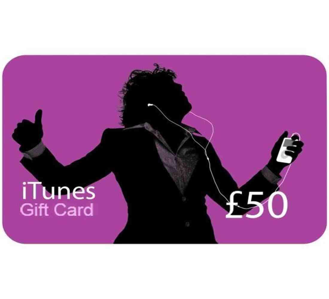 iTunes Gift Crad £50 UK - Delivery by Email