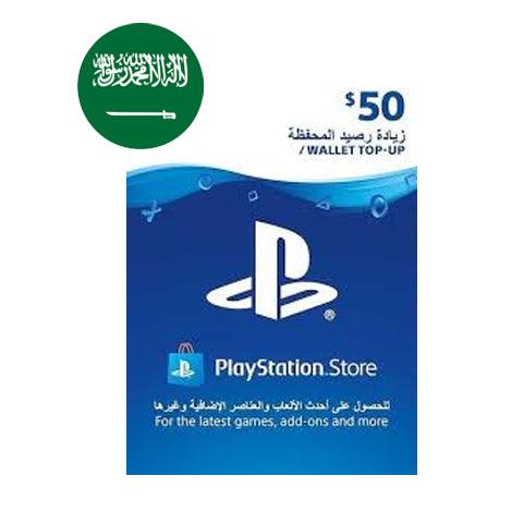 Sony PSN - Saudi Arabia 50$ - Saudi Account